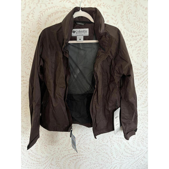 NWT Columbia Titanium Lightweight Brown Jacket - Picture 1 of 5
